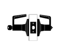 Falcon T881PD Q Storeroom Electric Cylindrical Lever Lock, Fail Secure, Quantum Style