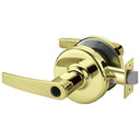Corbin Russwin CL3155 AZD 605 LC Grade 1 Classroom Conventional Less Cylinder, Cylindrical Lever Lock, Bright Brass Finish