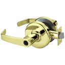 Corbin Russwin CL3157 NZD 605 LC Grade 1 Storeroom Conventional Less Cylinder, Cylindrical Lever Lock, Bright Brass Finish