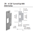 Sargent 28-11U15 LJ T-Zone Passage Lever Set