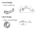 Sargent 10XG04 LL Storeroom Cylindrical Lever Lock