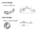 Sargent 10XG26 LL Store or Storeroom Cylindrical Lever Lock