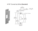 Sargent 60-10XG17 LP Utility, Asylum Or Institutional Cylindrical Lever Lock, Accepts Large Format IC core (LFIC)