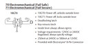 Sargent 10XG70 Electromechanical Cylindrical Lever Lock (Fail Safe)