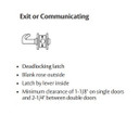 Sargent 10XG15-3 LL Exit or Communicating Lever Set