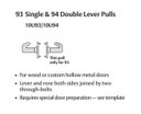 Sargent 10XU93 LB Single Lever Pull