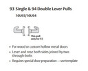 Sargent 10XU94 LP Double Lever Pull