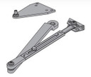 Falcon SC61A RW/PA AL SLIM Door Closer - Regular Arm with parallel arm shoe - Aluminum - W/ Slim Cover