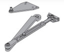 Falcon SC61A RW/PA DKB SLIM Door Closer - Regular Arm with parallel arm shoe - Dark Bronze - W/ Slim Cover