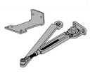 Falcon SC61A HW/PA AL SLIM Door Closer - Hold Open Arm with parallel arm shoe - Aluminum - W/ Slim Cover