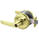Corbin Russwin CL3332 AZD 606 LC Extra Heavy-Duty Institutional or Utility Conventional Less Cylinder Lever Lock, Satin Brass Finish