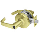 Corbin Russwin CL3551 NZD 606 LC Heavy-Duty Entrance or Office Conventional Less Cylinder Lever Lock, Satin Brass Finish