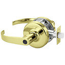 Corbin Russwin CL3551 PZD 605 LC Heavy-Duty Entrance or Office Conventional Less Cylinder Lever Lock, Bright Brass Finish