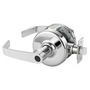 Corbin Russwin CL3857 NZD 625 LC Grade 2 Storeroom or Closet Conventional Less Cylinder Lever Lock, Bright Chrome Finish