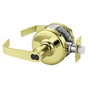 Corbin Russwin CL3851 NZD 605 M08 Grade 2 Entrance or Office Cylindrical Lever Lock, Accepts Small Format IC Core (SFIC), Bright Brass Finish