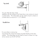 Norton 9388 690 Drop Plate, 9300BC Series, Dark Bronze Painted