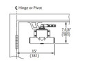 Norton 1-B/F 689 Soffit Bracket, For 78-B/F Series, Aluminum