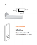Schlage L9456B 01N Corridor Mortise Lock with Deadbolt, Accepts Small Format IC Core (SFIC)