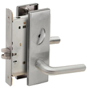 Schlage L9040 02N Mortise Bath/Bedroom Privacy Lock, w/ 02 Lever and N Escutcheon
