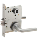 Schlage L9050J 02A Office and Inner Entry Mortise Lock, Accepts large Format IC Core (LFIC)