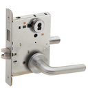 Schlage L9465B 02A Closet/Storeroom Mortise Lock with Deadbolt, Accepts Small Format IC Core (SFIC)