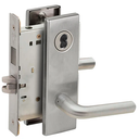 Schlage L9465J 02N Closet/Storeroom Mortise Lock with Deadbolt, Accepts large Format IC Core (LFIC)
