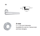 Schlage L9060L 05A Apartment Entrance Mortise Lock, Less Cylinder