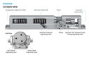 Norton CLP8301 Multi-Sized Architectural Non Hold Open Door Closer, w/ CloserPlus Parallel Arm