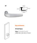 Schlage L9060J 07N Apartment Entrance Mortise Lock, Accepts large Format IC Core (LFIC)