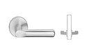 Schlage L0172 18N 626 Mortise Full Dummy Trim, w/ 18 Lever and N Escutcheon, Satin Chrome Finish