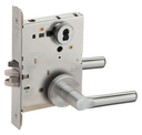 Schlage L9060B 18A 626 Apartment Entrance Mortise Lock, Accepts Small Format IC Core (SFIC), Satin Chrome Finish