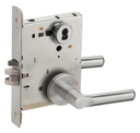 Schlage L9060J 18A 626 Apartment Entrance Mortise Lock, Accepts large Format IC Core (LFIC), Satin Chrome Finish