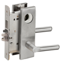 Schlage L9453L 18N 626 Entrance Mortise Lock with Deadbolt, Less Cylinder, Satin Chrome Finish