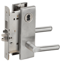 Schlage L9453B 18N 626 Entrance Mortise Lock with Deadbolt, Accepts Small Format IC Core (SFIC), Satin Chrome Finish