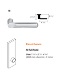 Schlage L9466L 18N 626 Store/Utility Room Mortise Lock with Deadbolt, Less Cylinder, Satin Chrome Finish