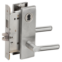 Schlage L9473B 18N 626 Dormitory/Bedroom Mortise Lock with Deadbolt, Accepts Small Format IC Core (SFIC), Satin Chrome Finish
