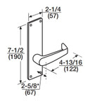 Corbin Russwin ML2024 NSN Entrance or Storeroom Mortise Lock