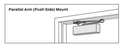 LCN 1261-CUSH Cast Iron Door Closer w/ Cush-n-Stop Arm