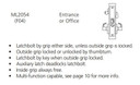 Corbin Russwin ML2054 CSA Entrance or Office Mortise Lock