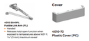 LCN 4016-FL Size 6 Fusible Link Arm Door Closer - Mounting hinge side (Pull Side)