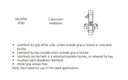 Corbin Russwin ML2056 LSA 626 CL6 Classroom Holdback Mortise Lock, Accepts Large Format IC Core (LFIC), Satin Chrome Finish Finish