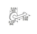 Corbin Russwin ML2062 LSA 626 CL6 Intruder Deadbolt Mortise Lock, Accepts Large Format IC Core (LFIC), Satin Chrome Finish