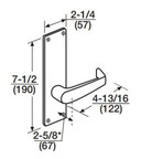 Corbin Russwin ML2024 NSN 626 CL6 Entrance or Storeroom Mortise Lock, Accepts Large Format IC Core (LFIC), Satin Chrome Finish