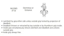 Corbin Russwin ML2065 NSA 626 CL6 Dormitory or Entrance Mortise Lock, Accepts Large Format IC Core (LFIC), Satin Chrome Finish