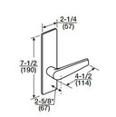 Corbin Russwin ML2032 ASM 626 LC Institution or Utility Mortise Lock, Conventional Less Cylinder, Satin Chrome Finish