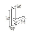 Corbin Russwin ML2057 ASM 626 CL6 Storeroom or Closet Mortise Lock, Accepts Large Format IC Core (LFIC), Satin Chrome Finish