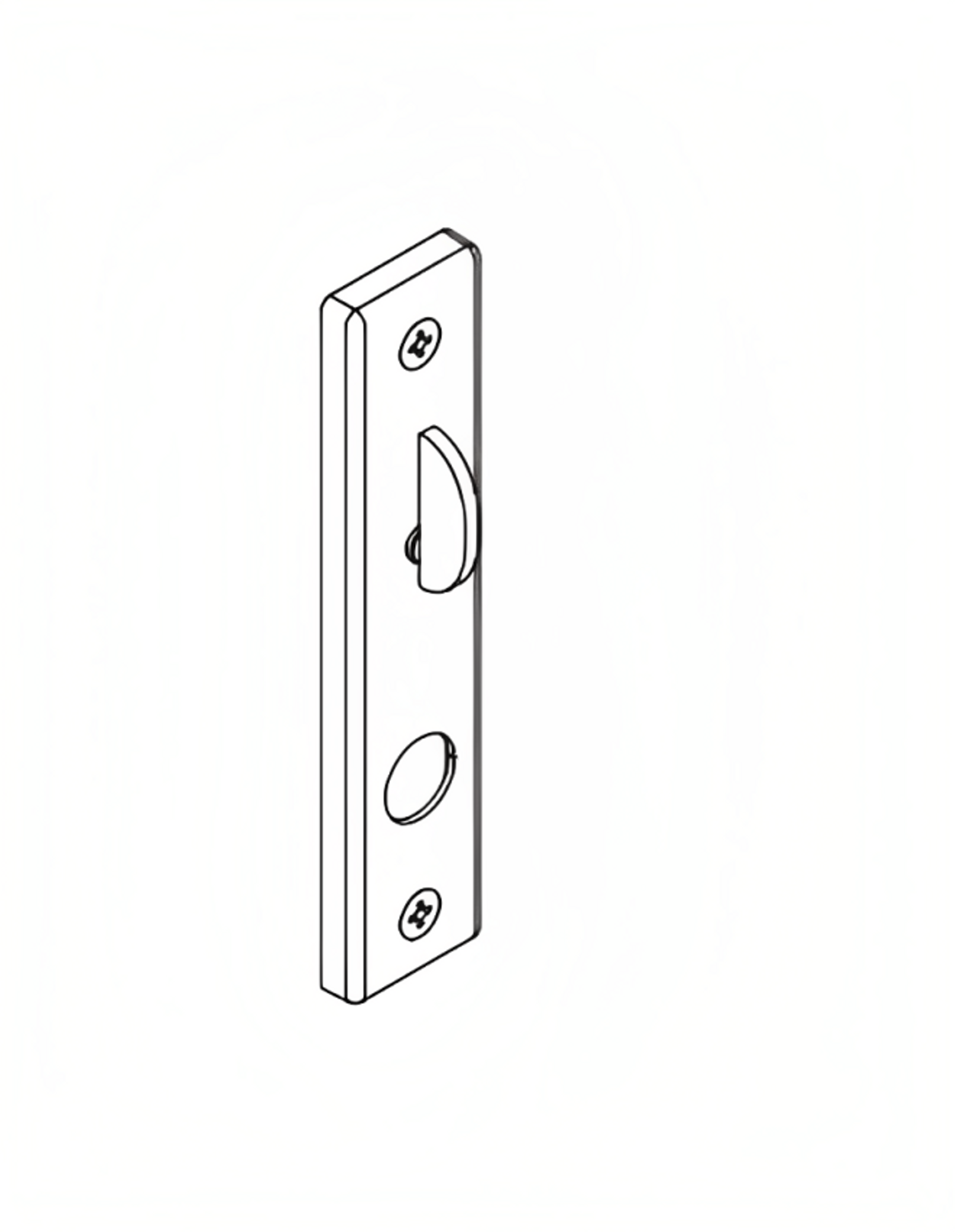 Schlage 09 633L Inside Thumbturn X Lever L Escutcheon For L Series schlage-09-633l-inside-thumbturn-x-lever-l-escutcheon-for-l-series