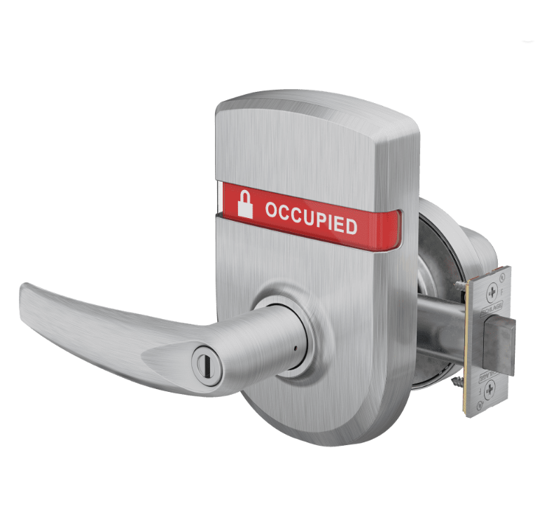 Schlage ND40S RHO OS OCC Bath/Bedroom Privacy Lever Lock w/ Exterior