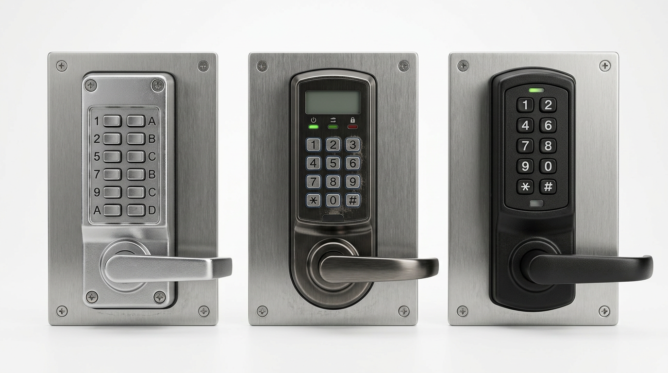 National Lock R205 Alarm Lock DL2700 vs Schlage FE595 vs Kaba Simplex - National Lock Supply