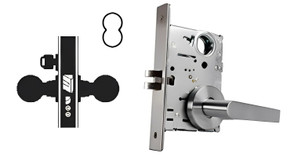 Falcon MA521B DG Entry/Office Mortise Lock, Accepts Small Format IC Core